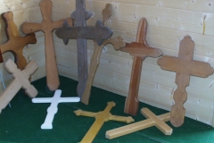 Bilder-Grabmale-Holz-Kreuze-I